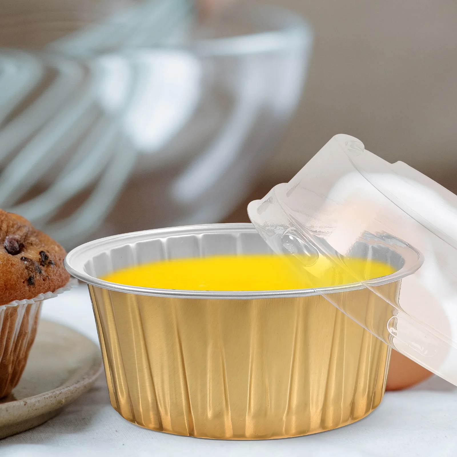 Baked Pudding Cup Mold Aluminum Cupcake Tins Foil Baking Muffin Pans Cups Fork Spoon
Baked Pudding Cup Mold Aluminum Cupcake Tins Foil Baking Muffin Pans Cups Fork Spoon