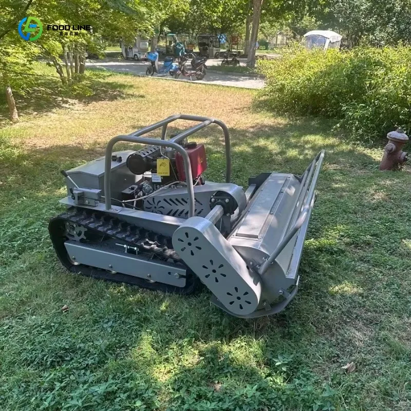 Customized Remote Control Crawler Lawn Mower Multifunctional Fully Automatic Garden Farm Lawn Shredder
Customized Remote Control Crawler Lawn Mower Multifunctional Fully Automatic Garden Farm Lawn Shredder