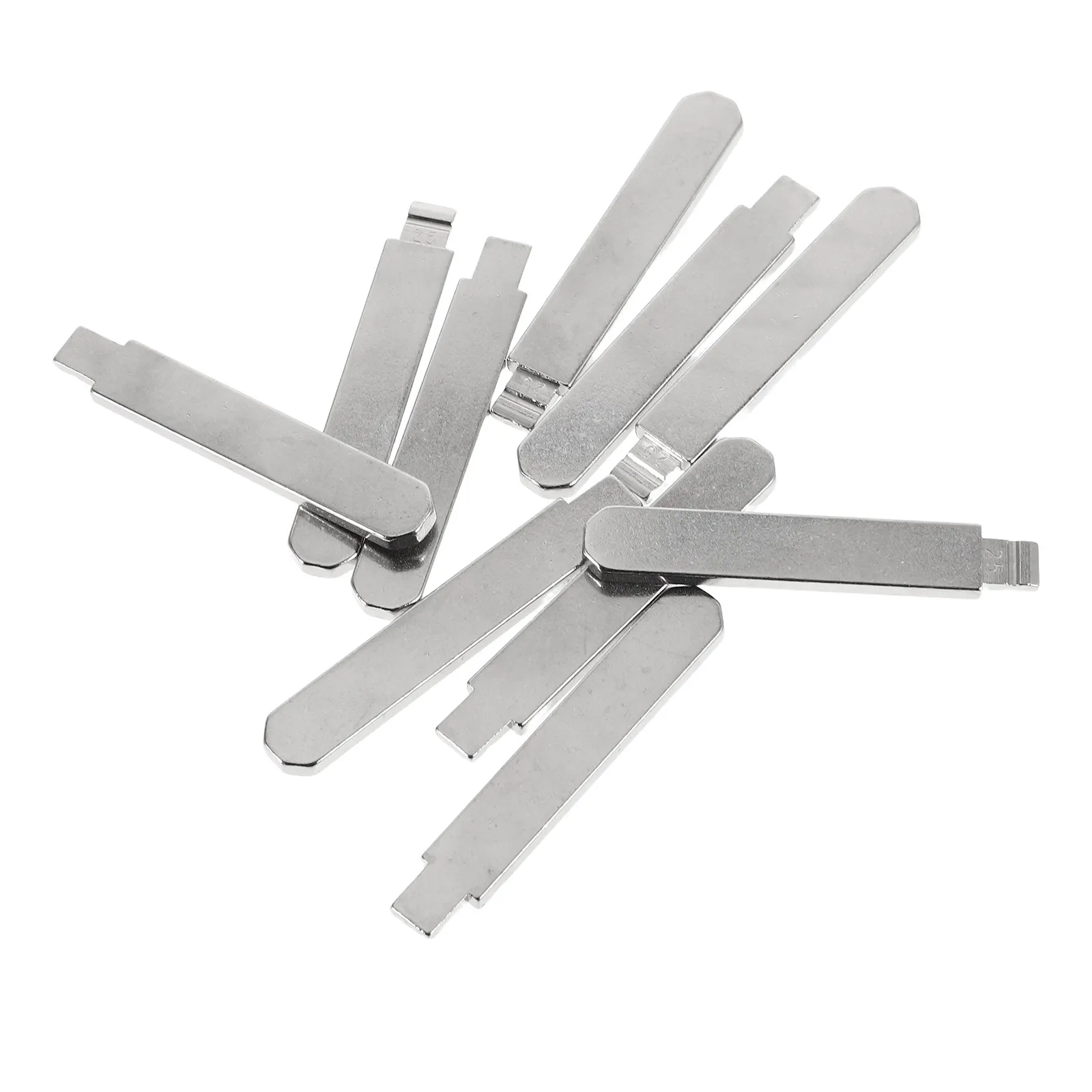 10Pcs Metal Uncut Flip Folding Car Key Blade Replacement for Emergency Insert Ignition Remote Key Fob Hardware Compatible with
10Pcs Metal Uncut Flip Folding Car Key Blade Replacement for Emergency Insert Ignition Remote Key Fob Hardware Compatible with