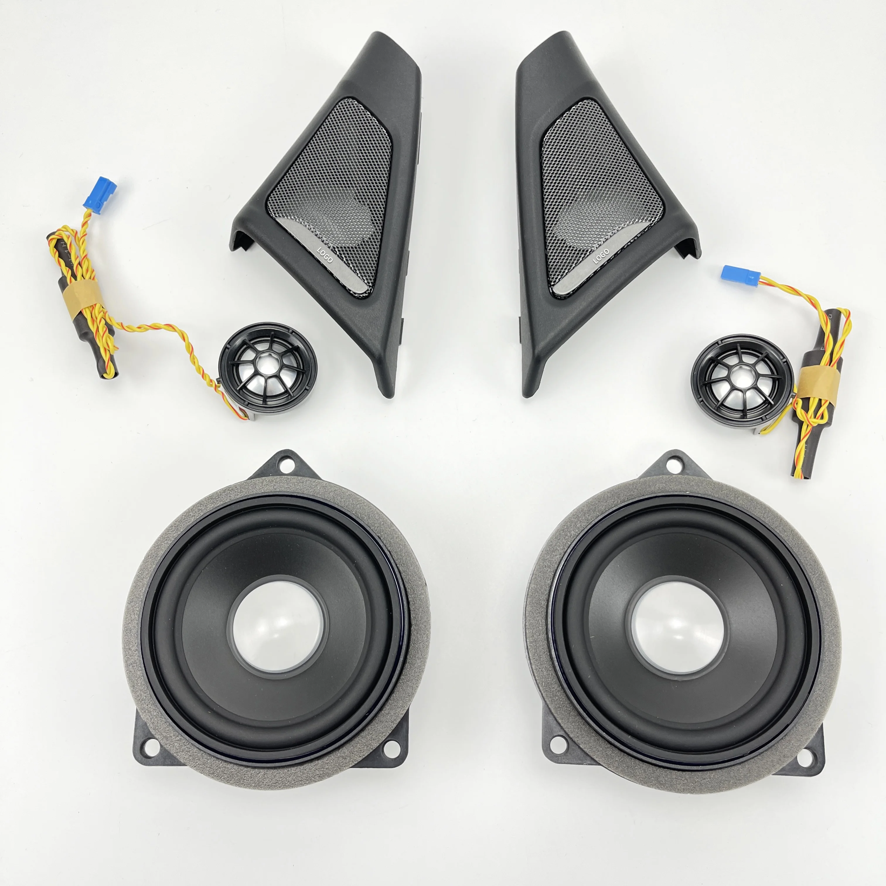 High Quality Audio Head Treble Horn Loudspeaker Music Sound Original Model Tweeter Speakers Covers Fit for BMW F10, F11 5 Series
High Quality Audio Head Treble Horn Loudspeaker Music Sound Original Model Tweeter Speakers Covers Fit for BMW F10, F11 5 Series