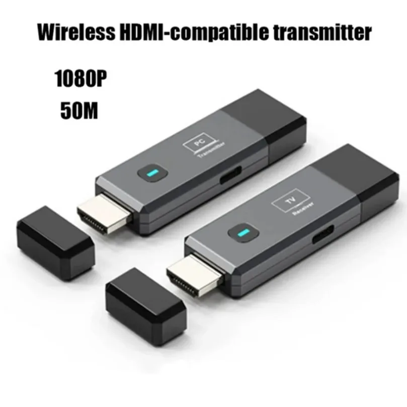 50M Wireless Transmission Video Transmitter And Receiver HDMl-Compatible Extender Display Adapter Cable Screen Mirror for Camera
50M Wireless Transmission Video Transmitter And Receiver HDMl-Compatible Extender Display Adapter Cable Screen Mirror for Camera