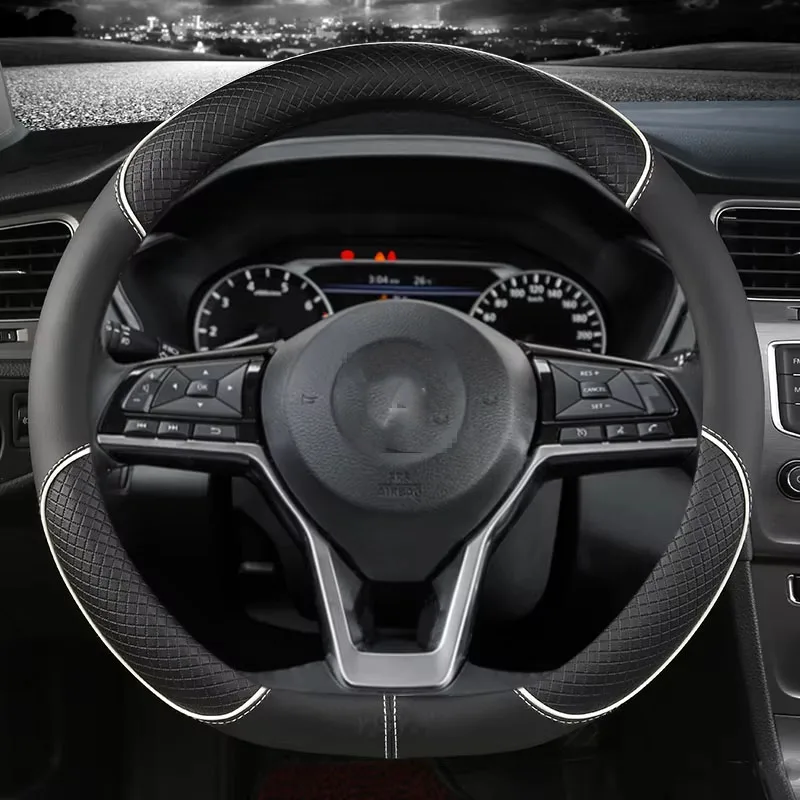 Car Steering Wheel Cover For Nissan X-Trail Qashqai March Serena Micra Kicks 2017-2019 2023 Altima Teana 2019 Auto Accessories
Car Steering Wheel Cover For Nissan X-Trail Qashqai March Serena Micra Kicks 2017-2019 2023 Altima Teana 2019 Auto Accessories