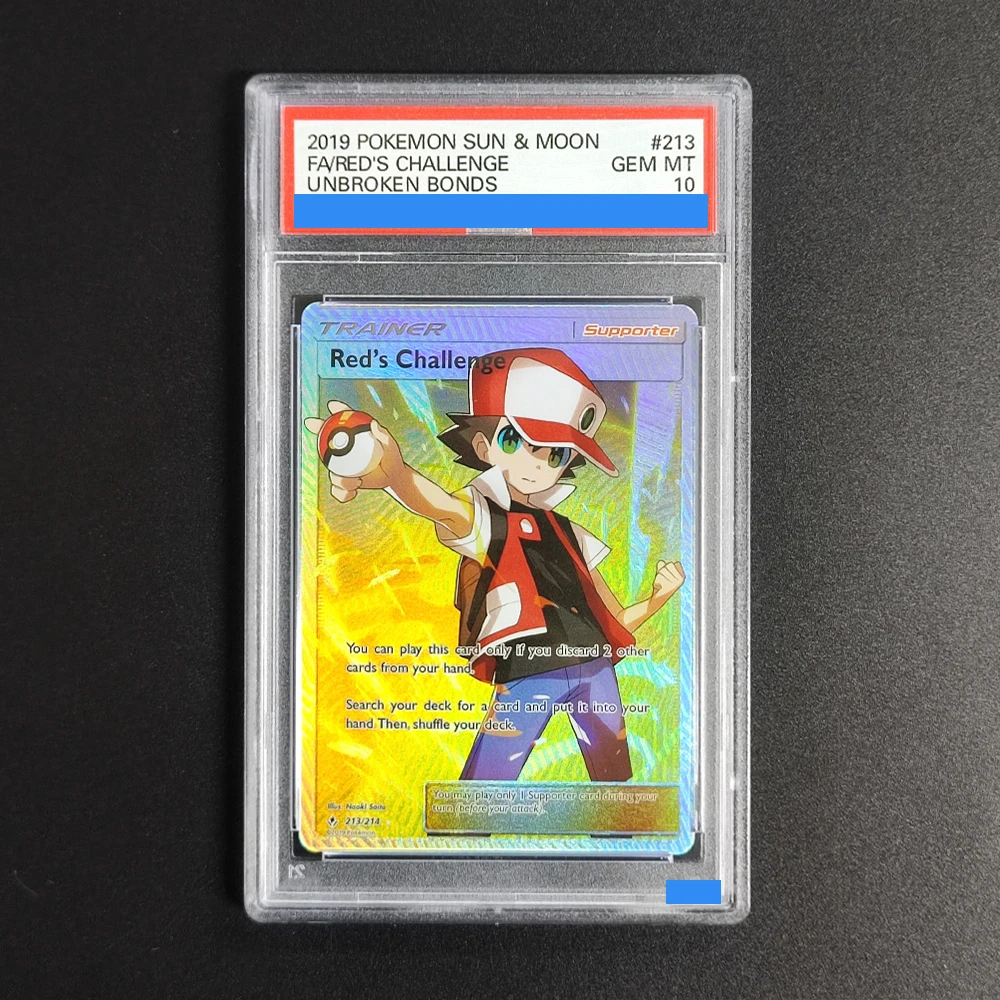 2019 POKEMON SUN & MOON FA/RED'S CHALLENGE UNBROKEN BONDS 213 GEM MT 10 Collection DIY Rating Card High Quality Replica Card
2019 POKEMON SUN & MOON FA/RED'S CHALLENGE UNBROKEN BONDS 213 GEM MT 10 Collection DIY Rating Card High Quality Replica Card