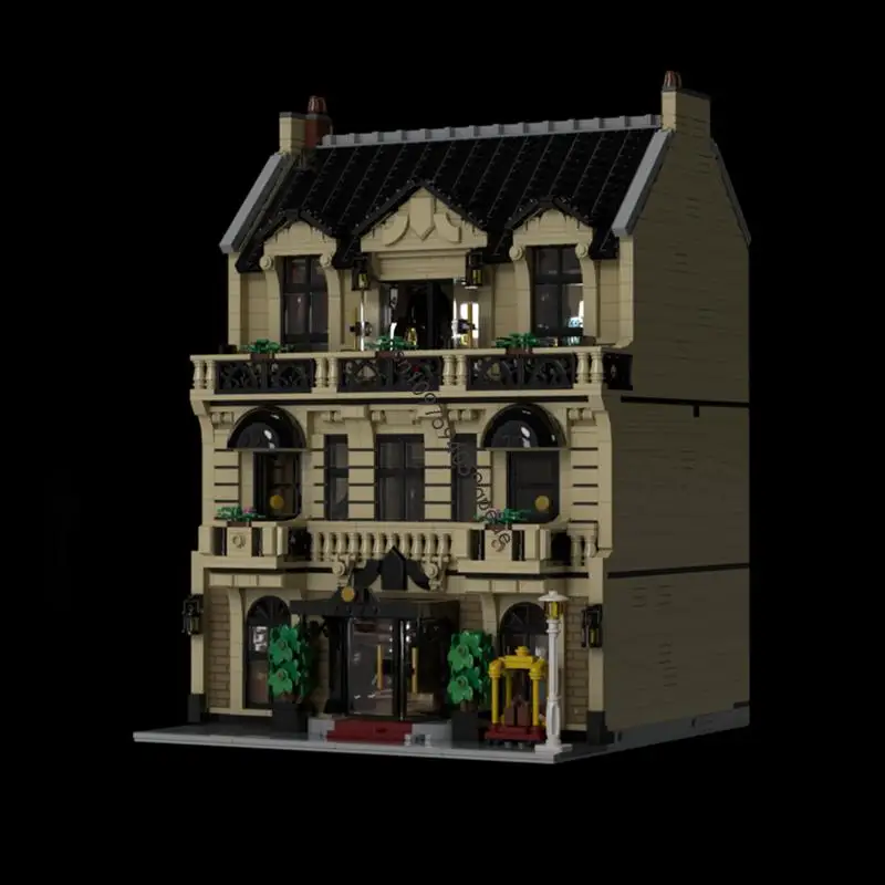 New 5424Pcs City Hot Selling Street View Moc Modular Hotel Model Custom Puzzle Diy Creative Ideas Kids Toys Birthday Gifts
New 5424Pcs City Hot Selling Street View Moc Modular Hotel Model Custom Puzzle Diy Creative Ideas Kids Toys Birthday Gifts
