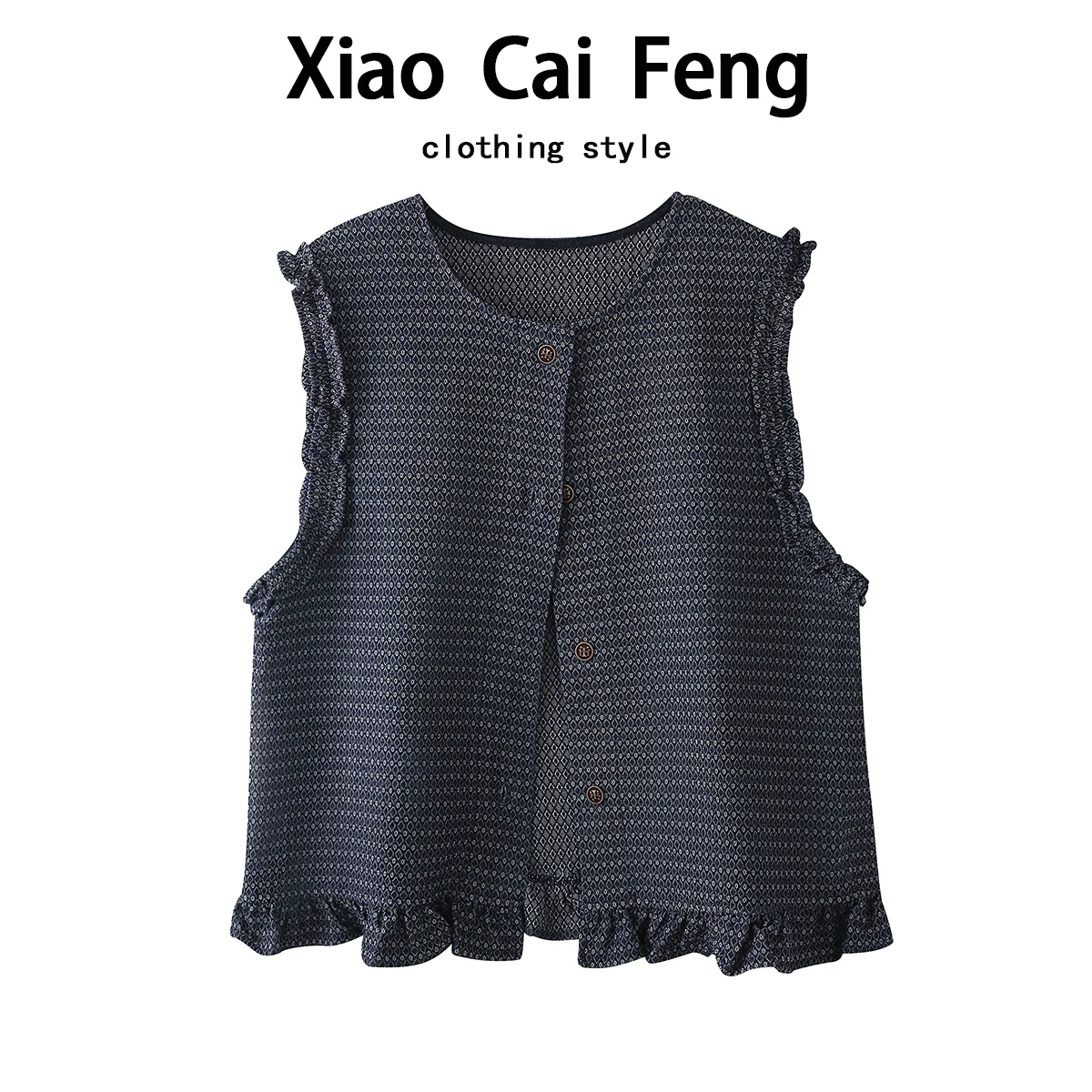 Sweet Japanese Sle Denim Svel Vest Outerwear Women's Spring Autumn Faion Slimming Layering round Ne Acetate Cotto...
Sweet Japanese Sle Denim Svel Vest Outerwear Women's Spring Autumn Faion Slimming Layering round Ne Acetate Cotto...