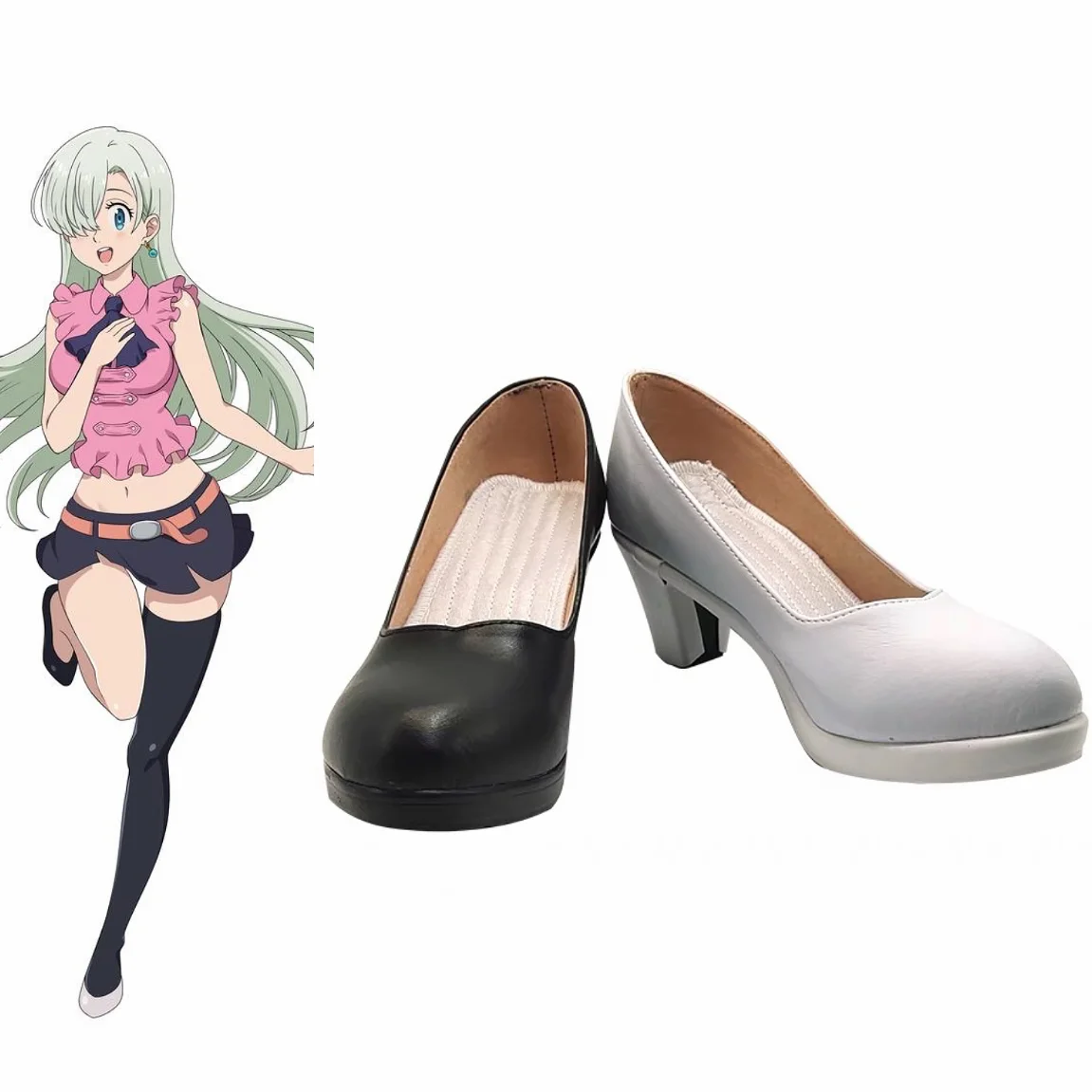 Anime The Seven Deadly Sins Elizabeth Liones Cosplay Summer Shoes Girls Halloween Party Shoes Women
Anime The Seven Deadly Sins Elizabeth Liones Cosplay Summer Shoes Girls Halloween Party Shoes Women