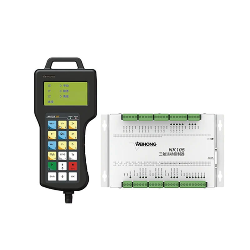3-Axis DSP Controller NK105 Cutting Machine Controller NC Studio Motion Control System for CNC Router ATC Machine Tool
3-Axis DSP Controller NK105 Cutting Machine Controller NC Studio Motion Control System for CNC Router ATC Machine Tool