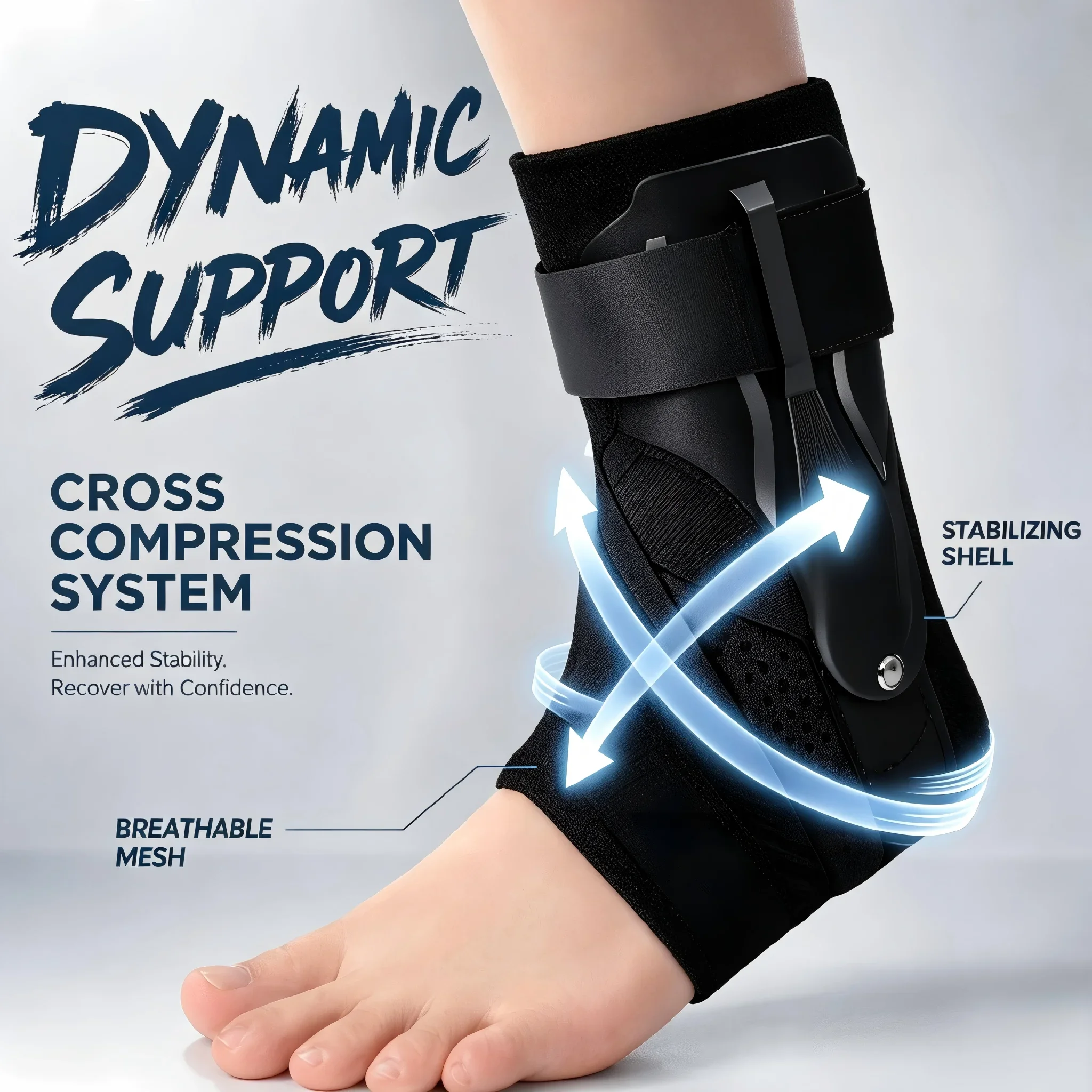 1/2PCS Ankle Brace for Sprained Ankle Support with Side Stabilizers for Men Women Ankle Splint Stabilizer Recovery Tendonitis
1/2PCS Ankle Brace for Sprained Ankle Support with Side Stabilizers for Men Women Ankle Splint Stabilizer Recovery Tendonitis