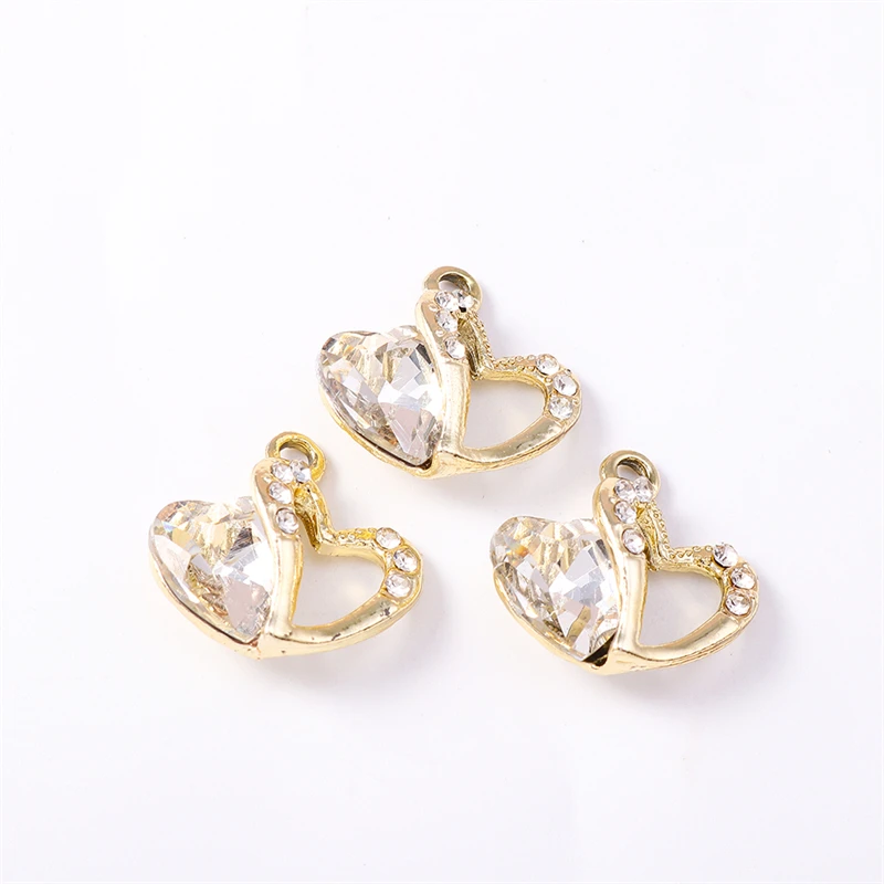 Duarte 20Pcs/Lot Delicate Crystal Love Heart Charms Pendants for Jewelry Making Drop Earrings Necklaces Bracelet DIY Accessories
Duarte 20Pcs/Lot Delicate Crystal Love Heart Charms Pendants for Jewelry Making Drop Earrings Necklaces Bracelet DIY Accessories