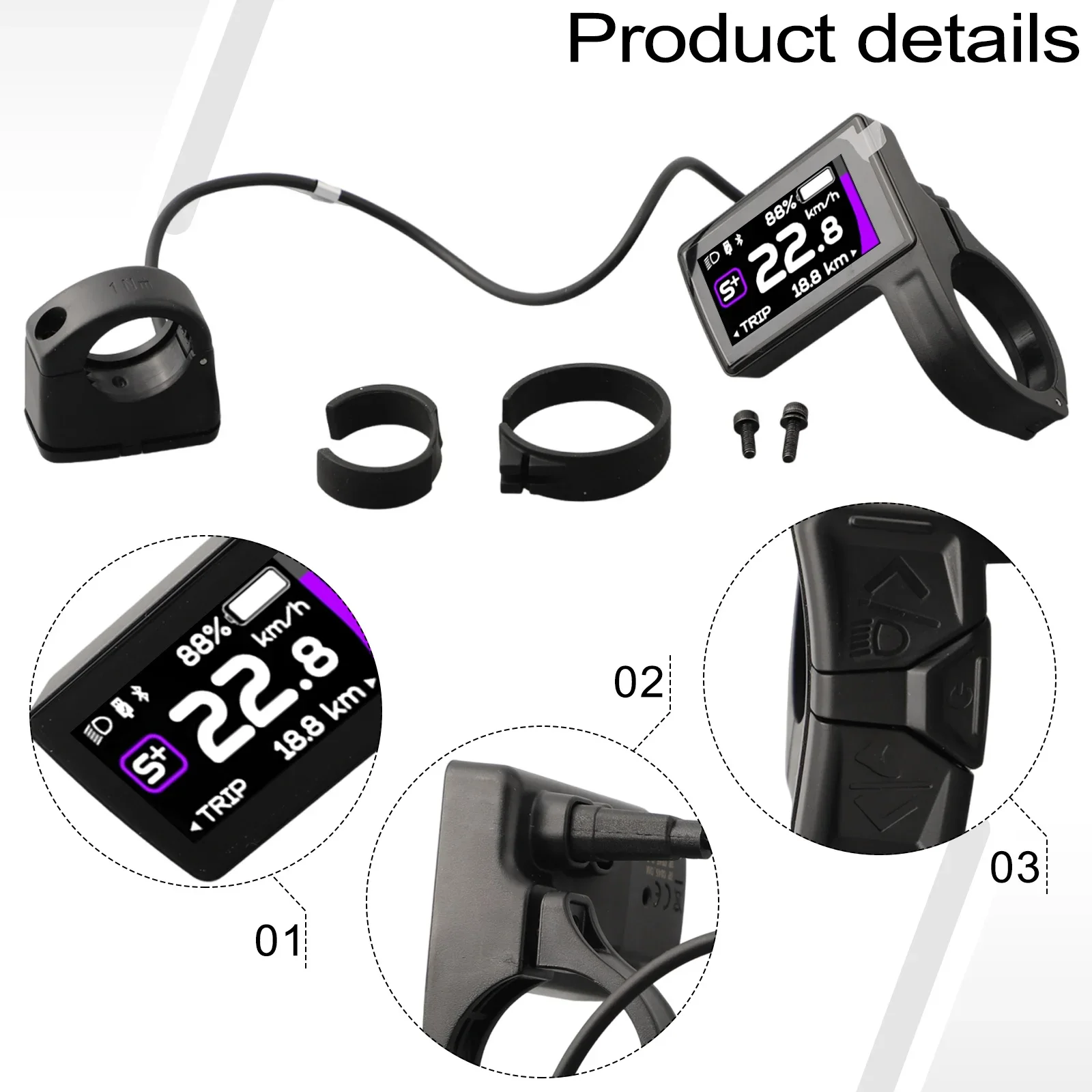 Electric Motor Display for Bafang Models M560 For M600 M510 M820 CAN Protocol DPC245 for Optimal Functionality
Electric Motor Display for Bafang Models M560 For M600 M510 M820 CAN Protocol DPC245 for Optimal Functionality