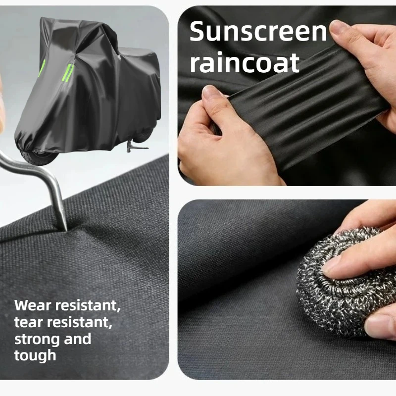 Motorcycle clothing sunscreen rainproof heat-insulating Oxford cloth antifreeze electric vehicle sunshade durable
Motorcycle clothing sunscreen rainproof heat-insulating Oxford cloth antifreeze electric vehicle sunshade durable