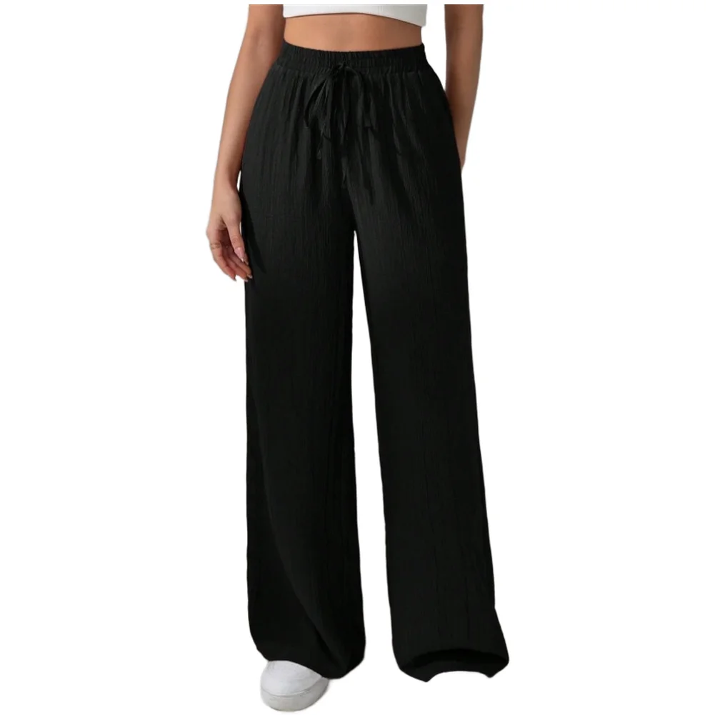 Womens Casual Comfortable Cotton Wide Leg Pants Waist Trousers Summer Fashion
Womens Casual Comfortable Cotton Wide Leg Pants Waist Trousers Summer Fashion