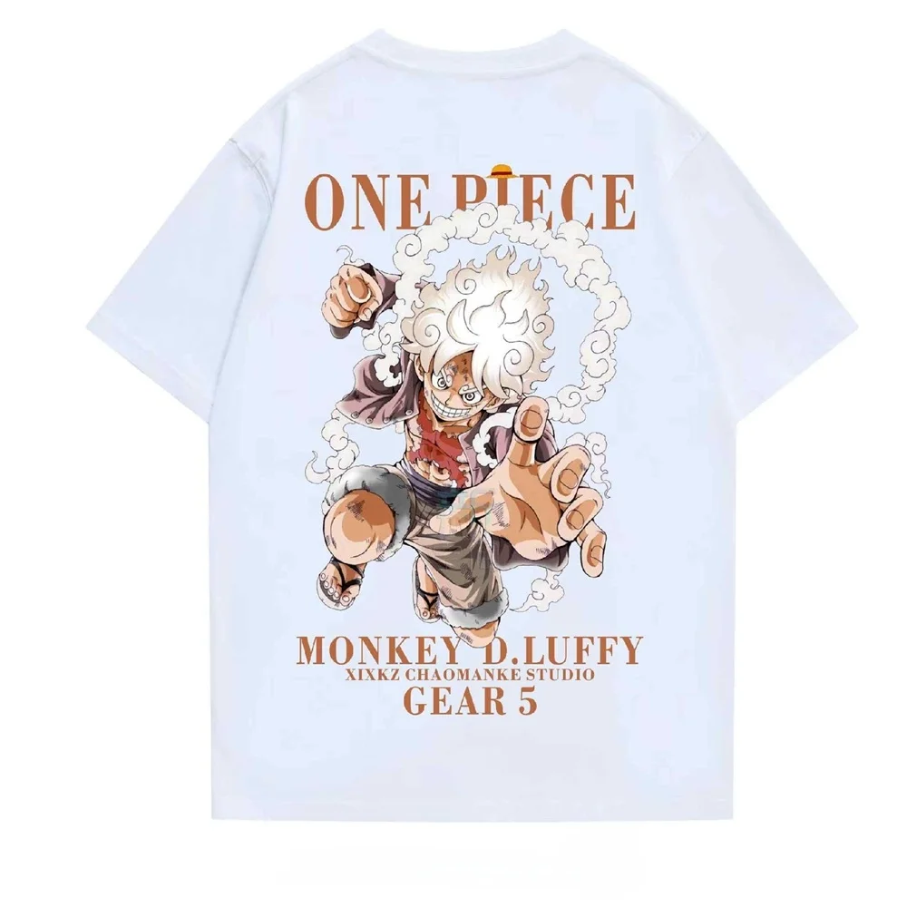 Summer 2026 One Piece Munchie D. Luffy "Fifth Grade · Sunnika" Theme 100% Cotton Printed Loose T-shirt for Men and Women
Summer 2026 One Piece Munchie D. Luffy "Fifth Grade · Sunnika" Theme 100% Cotton Printed Loose T-shirt for Men and Women