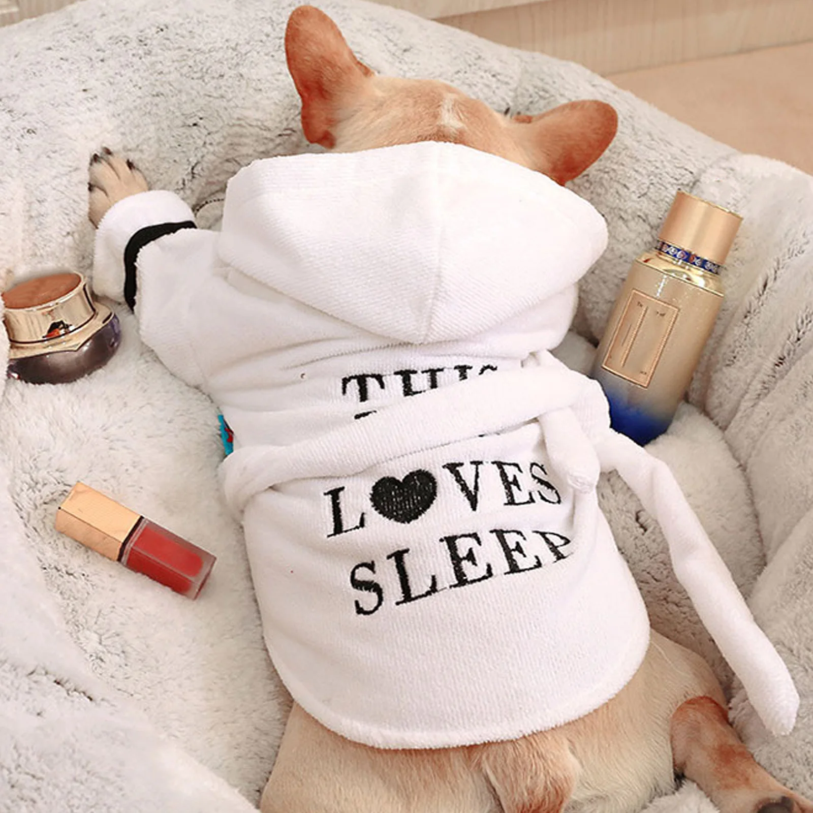 Premium Cotton Pet Bathrobe For Dogs Reusable Puppy Bath Gown Adjustable Belt Hooded Fast Drying Towel For Bathing Rainy Walks
Premium Cotton Pet Bathrobe For Dogs Reusable Puppy Bath Gown Adjustable Belt Hooded Fast Drying Towel For Bathing Rainy Walks