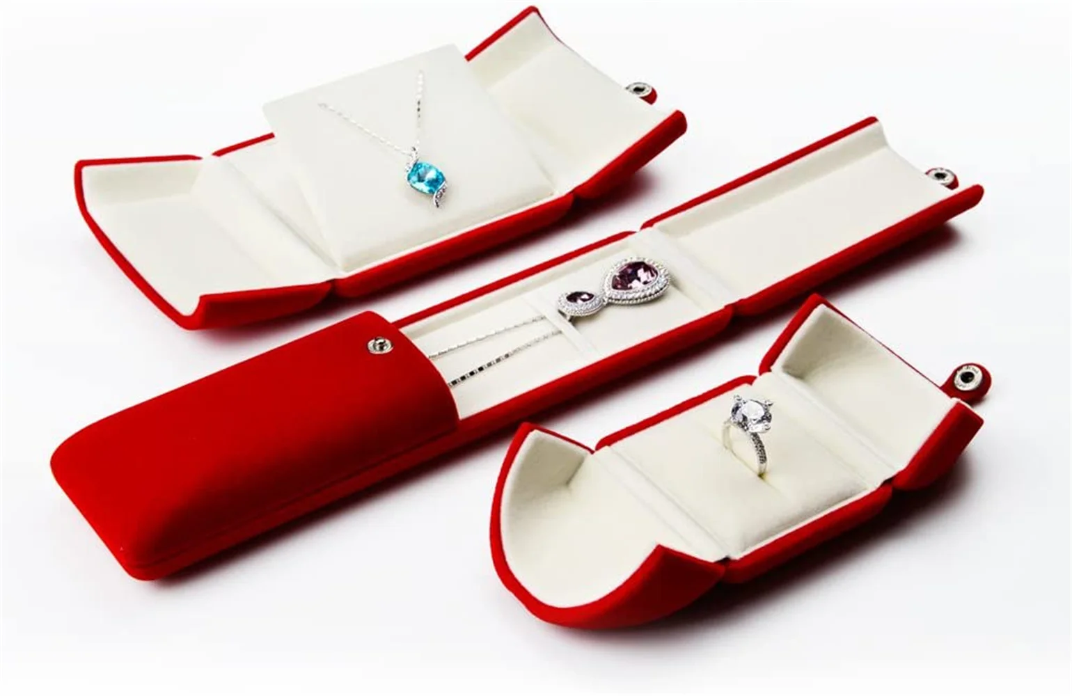 Red Jewelry Gift Box Bracelet/Bangle Storage Boxes Big Necklace Gift Box Showcase Jewelry Pearl Necklace Ring Box
Red Jewelry Gift Box Bracelet/Bangle Storage Boxes Big Necklace Gift Box Showcase Jewelry Pearl Necklace Ring Box