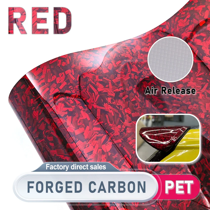 Glossy Red Forged Carbon Fiber Vinyl for motorcycle Wrap Self Adhesive Waterproof Auto Glossy Vinyl Carbon Film for Car Decal
Glossy Red Forged Carbon Fiber Vinyl for motorcycle Wrap Self Adhesive Waterproof Auto Glossy Vinyl Carbon Film for Car Decal
