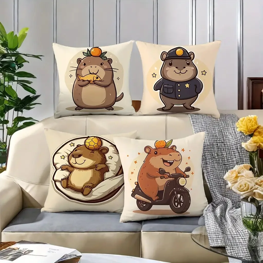 4pcs Fish, motorcycle with orange throw pillow cover with short plush print living room sofa double-sided Printed pillow covers
4pcs Fish, motorcycle with orange throw pillow cover with short plush print living room sofa double-sided Printed pillow covers