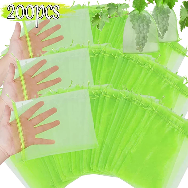 Plant Grow Netting Bags Fruit Protection Bags with Drawstring Anti-Bird Strawberry Grape Mesh Bag Vegetable Cover Garden Tools
Plant Grow Netting Bags Fruit Protection Bags with Drawstring Anti-Bird Strawberry Grape Mesh Bag Vegetable Cover Garden Tools