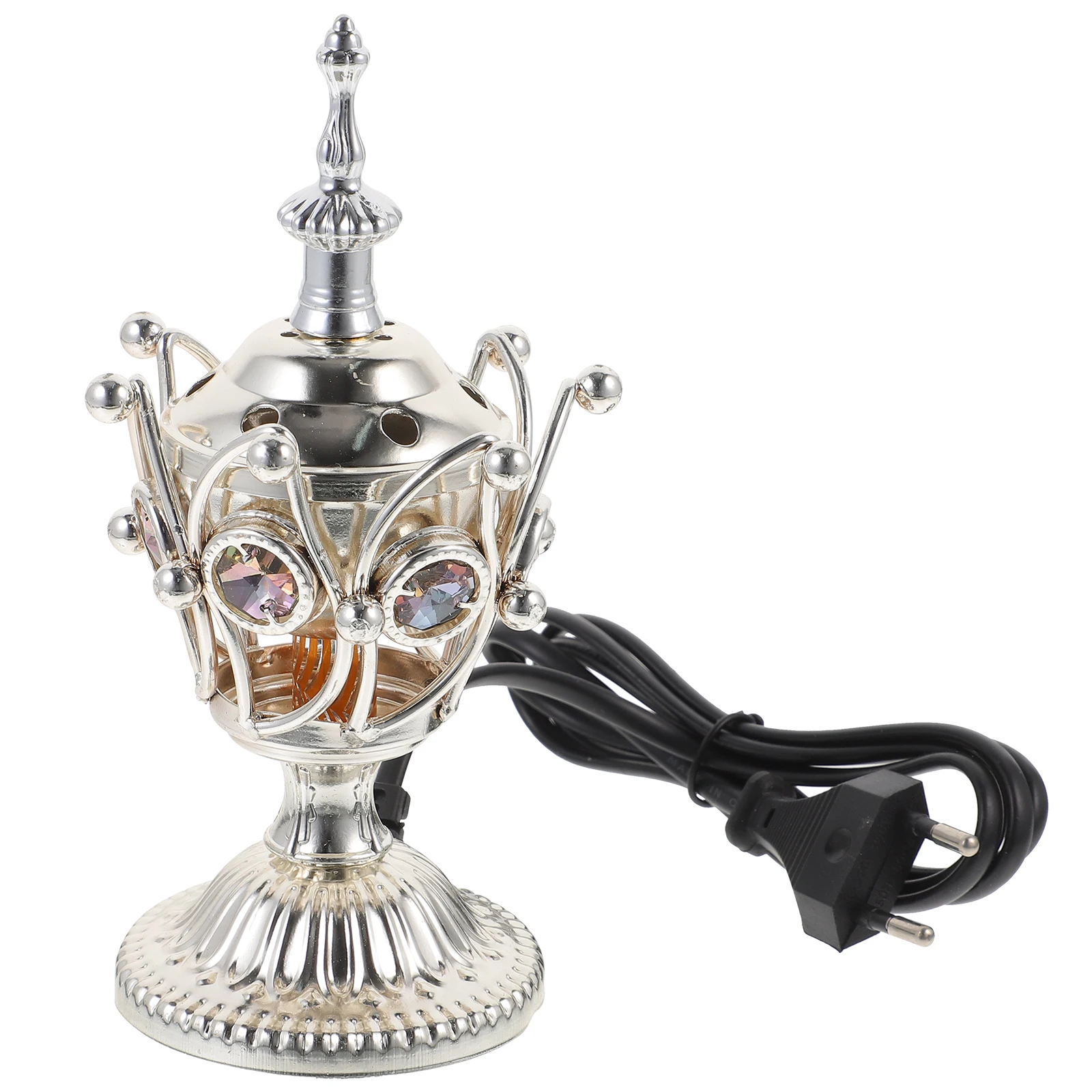 Metal Incense Burner Middle Eastern Censer Holder Decor Home Iron Aroma Retro Small Size Bedroom Living Room Office Use
Metal Incense Burner Middle Eastern Censer Holder Decor Home Iron Aroma Retro Small Size Bedroom Living Room Office Use