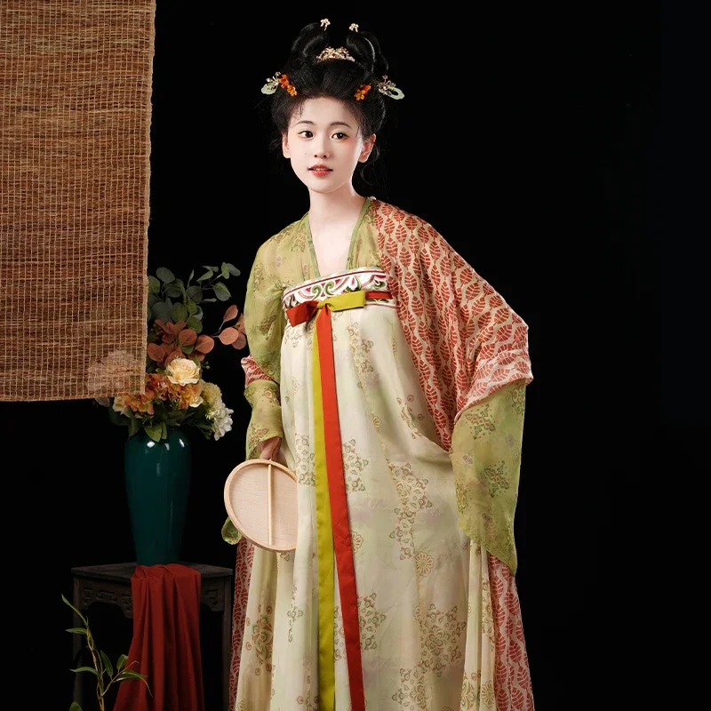 Shanchi Hanfu Original Blue Glass Tang Dunhuang Restoration Style Slim Chest Broken Skirt 12 Broken Skirts Women's Summer S
Shanchi Hanfu Original Blue Glass Tang Dunhuang Restoration Style Slim Chest Broken Skirt 12 Broken Skirts Women's Summer S