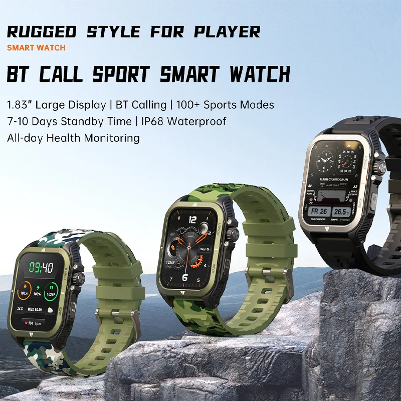 Мужские умные часы GEJIAN поддерживает несколько спортивных режимов, функция мониторинга сердечного ритма и здоровья, голосовой помощник, уличные часы
Мужские умные часы GEJIAN поддерживает несколько спортивных режимов, функция мониторинга сердечного ритма и здоровья, голосовой помощник, уличные часы