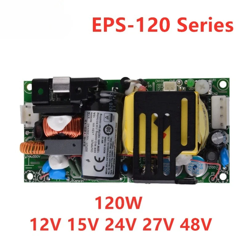 PCB Type 120W Single Output Switching Power Supply EPS-120 Series 12V 15V 24V 27V 48V
PCB Type 120W Single Output Switching Power Supply EPS-120 Series 12V 15V 24V 27V 48V