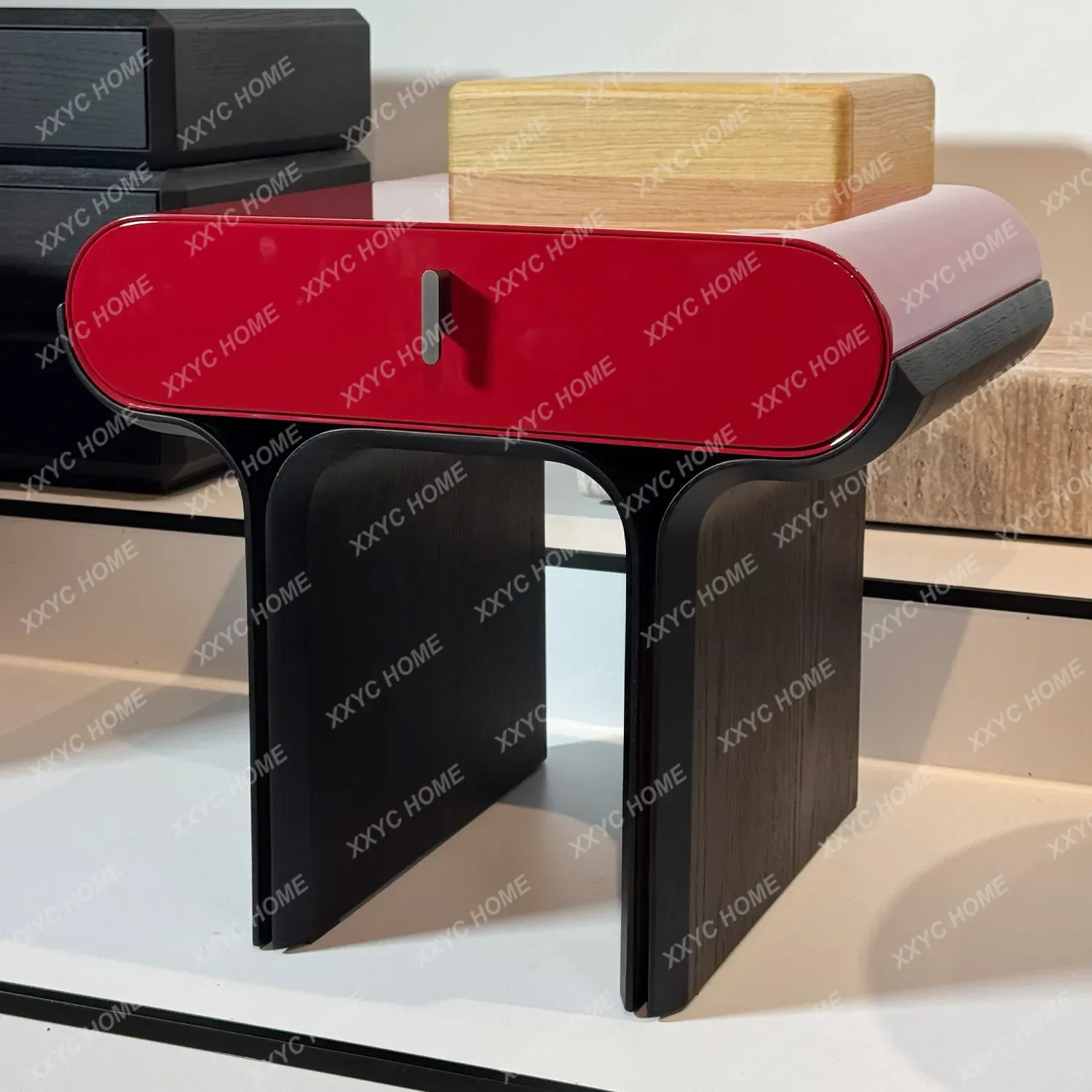 High-end storage small side few light luxury high-end bedroom home bedside tableTJ
High-end storage small side few light luxury high-end bedroom home bedside tableTJ