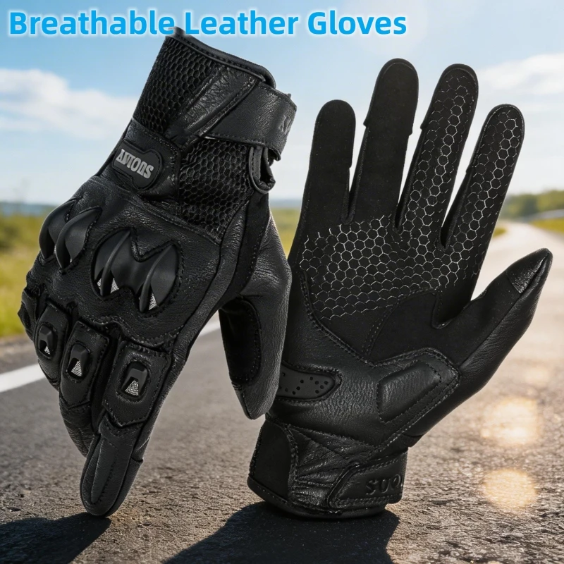 Vinatge Motorcycle Goatskin Gloves Summer With Mesh Retro Leather Motorbike Motocross Glove Man Lady Moto Racing Gloves
Vinatge Motorcycle Goatskin Gloves Summer With Mesh Retro Leather Motorbike Motocross Glove Man Lady Moto Racing Gloves