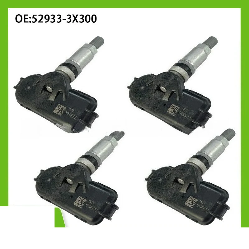 52933-3X300 529334V000 4pcs Tire Pressure Sensor for Hyundai Elantra C-Gree Maxima For Hyundai I30 I35 Elantra Kia K3 RIO 434MHZ
52933-3X300 529334V000 4pcs Tire Pressure Sensor for Hyundai Elantra C-Gree Maxima For Hyundai I30 I35 Elantra Kia K3 RIO 434MHZ