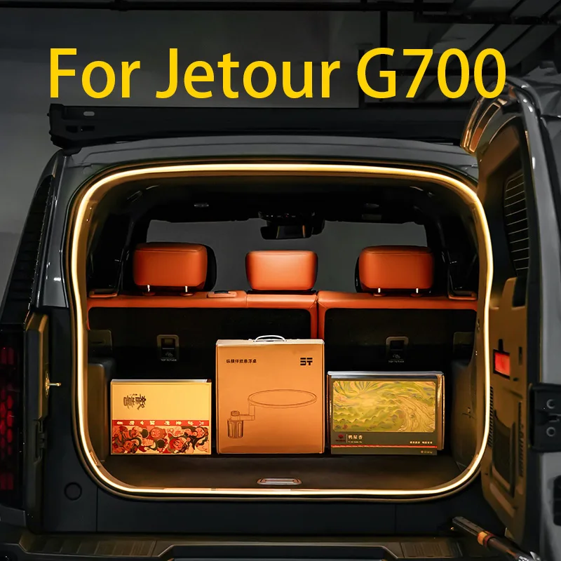 For Jetour G700 2025+ LED Trunk Lighting Trunk Ambient Light Trunk Camping Light Luminous Light Strip car Accessories
For Jetour G700 2025+ LED Trunk Lighting Trunk Ambient Light Trunk Camping Light Luminous Light Strip car Accessories