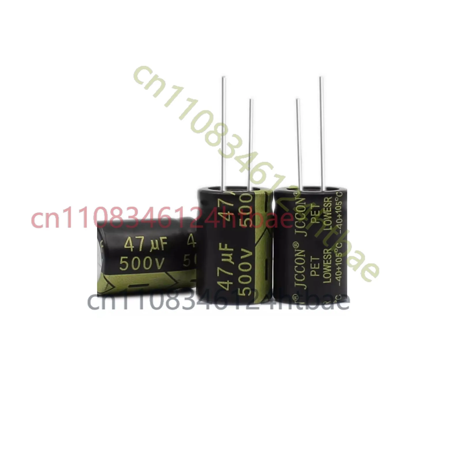For JCCON 47UF 500V Aluminum Electrolytic Capacitor, 10PCS 18x25mm Black Gold Series Inverter Power Capacitor
For JCCON 47UF 500V Aluminum Electrolytic Capacitor, 10PCS 18x25mm Black Gold Series Inverter Power Capacitor