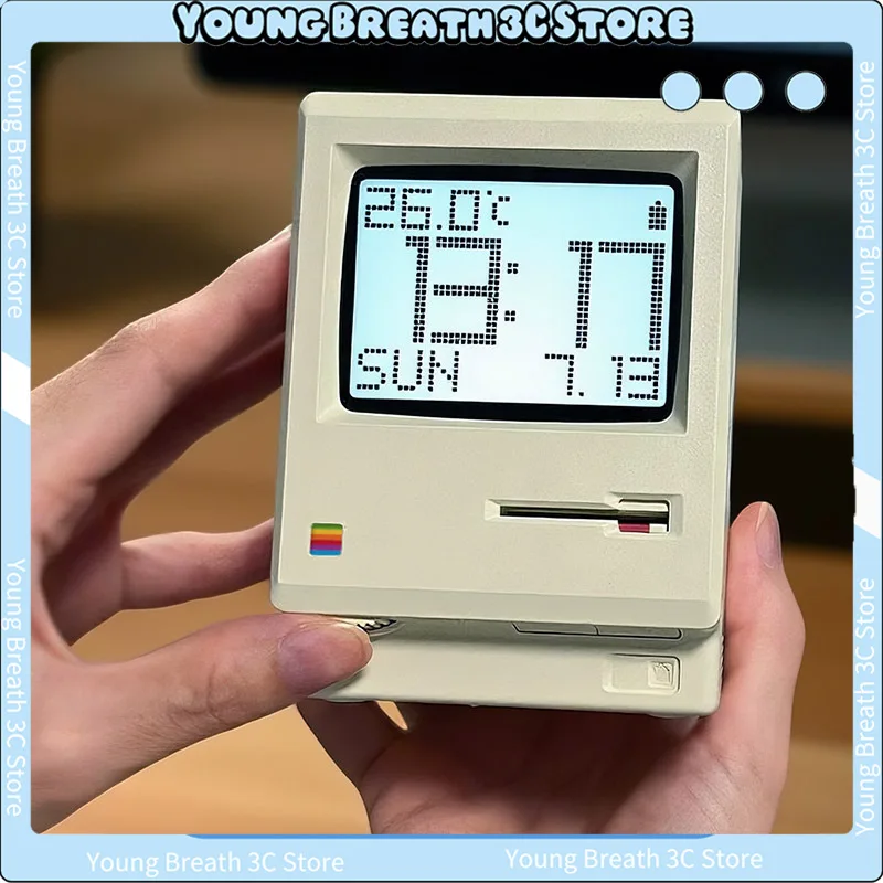 Maclock Retro Clock Creativity Alarm Clock Student Specific Wake Up Artifact Desktop Decor Computer Keyboard Accessories Gift
Maclock Retro Clock Creativity Alarm Clock Student Specific Wake Up Artifact Desktop Decor Computer Keyboard Accessories Gift