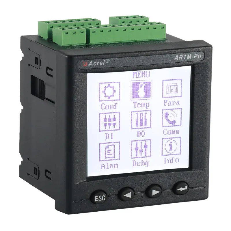 Temperature Monitoring Device Installed in High or Low Voltage Drawer Cabinet, Read Max.60pcs Sensors' Temp. Data
Temperature Monitoring Device Installed in High or Low Voltage Drawer Cabinet, Read Max.60pcs Sensors' Temp. Data