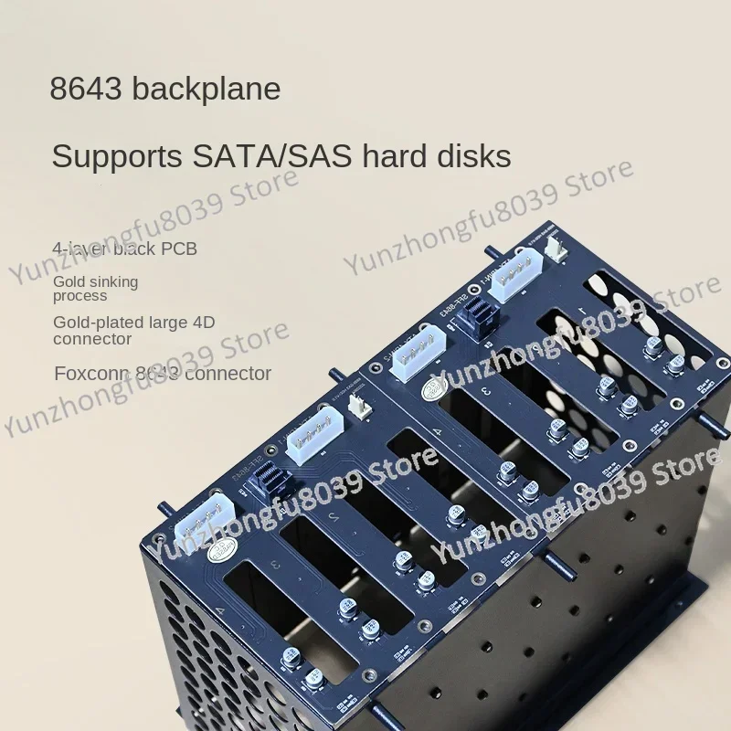 rNAS/AIO chassis DIY8 disk ATX half height pcie black Qunhui SFX file storage server
rNAS/AIO chassis DIY8 disk ATX half height pcie black Qunhui SFX file storage server