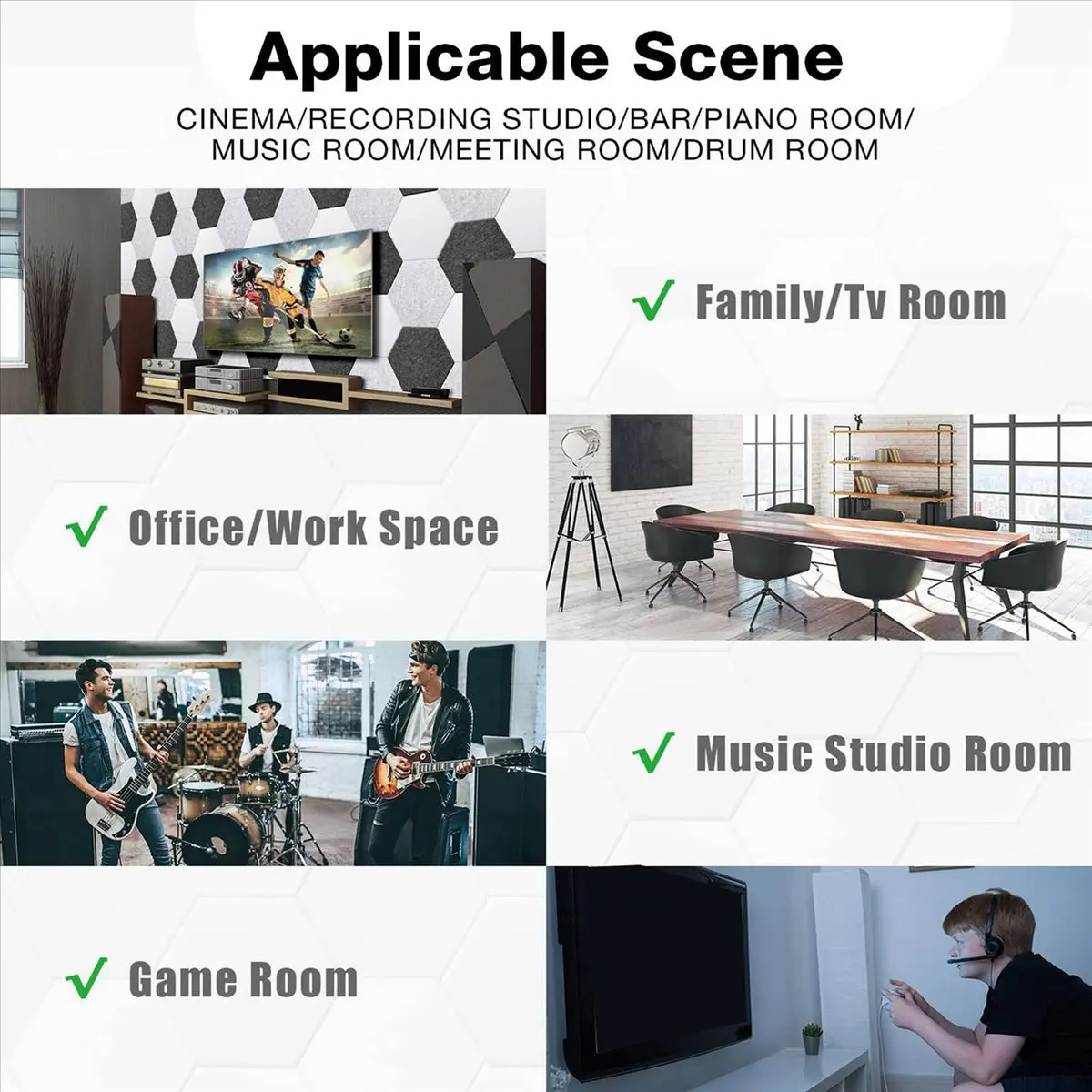 Top 36 Pcs Acoust Insulation Panel Sound Absorbing Acoustic Sound Proof Panels for Sound Insulation &Acoustic Treatment
Top 36 Pcs Acoust Insulation Panel Sound Absorbing Acoustic Sound Proof Panels for Sound Insulation &Acoustic Treatment