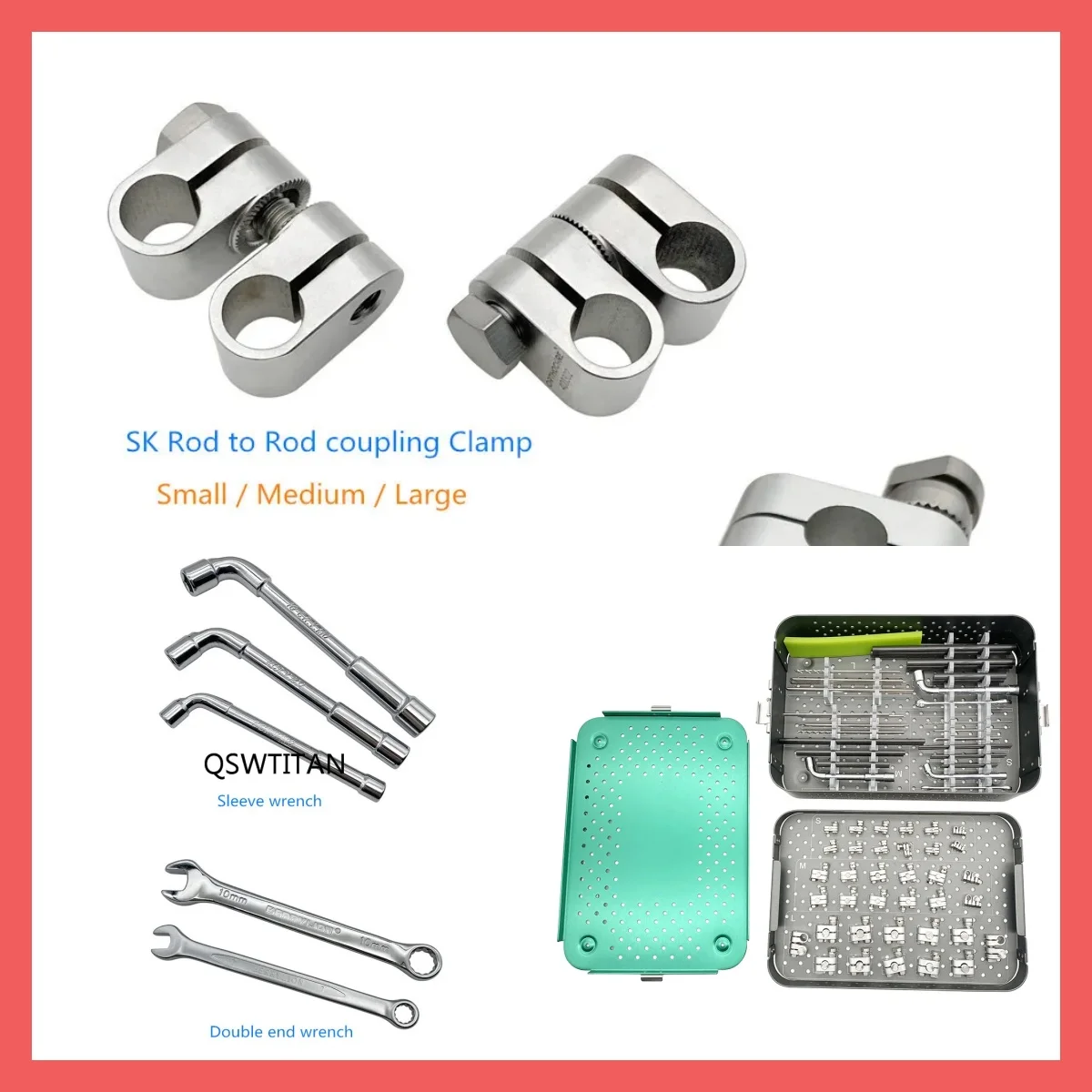 Фиксация перелома костей, хирургический инструмент и ортопедические внешние фиксаторы, зажимы, набор для ухода за переломами
Фиксация перелома костей, хирургический инструмент и ортопедические внешние фиксаторы, зажимы, набор для ухода за переломами