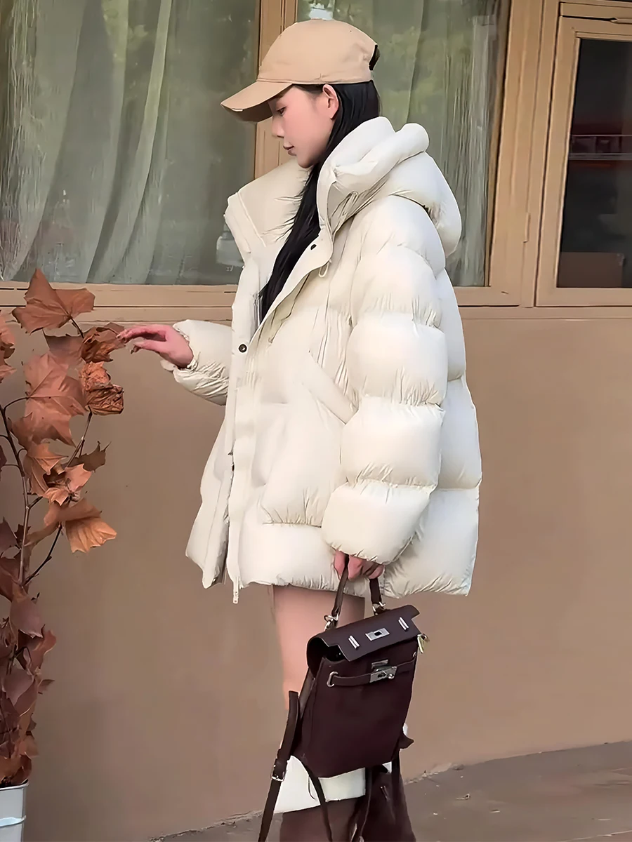 Женская утепленная белая пуховая куртка-пуховик с капюшоном, теплая, стандартной длины, без бренда
Женская утепленная белая пуховая куртка-пуховик с капюшоном, теплая, стандартной длины, без бренда