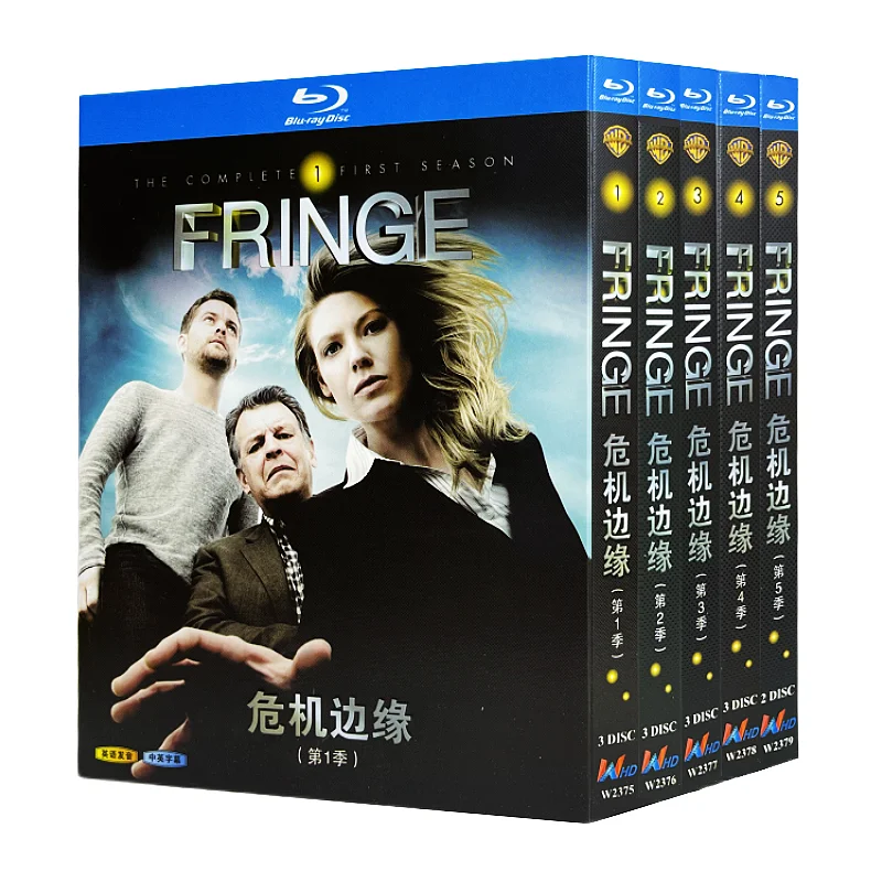 Blu-ray Ultra HD TV Series Fringe Seasons 1–5 Box Set 14 Discs
Blu-ray Ultra HD TV Series Fringe Seasons 1–5 Box Set 14 Discs