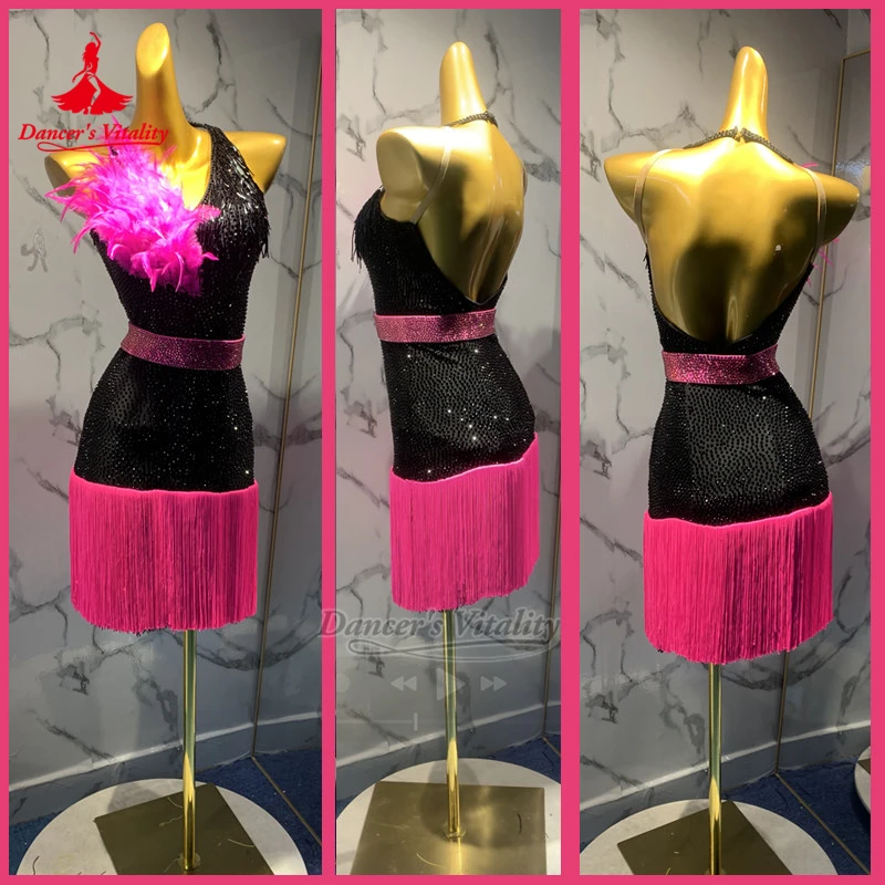 International Championship Latin Dance Sleevless Graceful Dress Adult Women Chacha Samba Contest Clothe Custom Dancer's Vitality
International Championship Latin Dance Sleevless Graceful Dress Adult Women Chacha Samba Contest Clothe Custom Dancer's Vitality