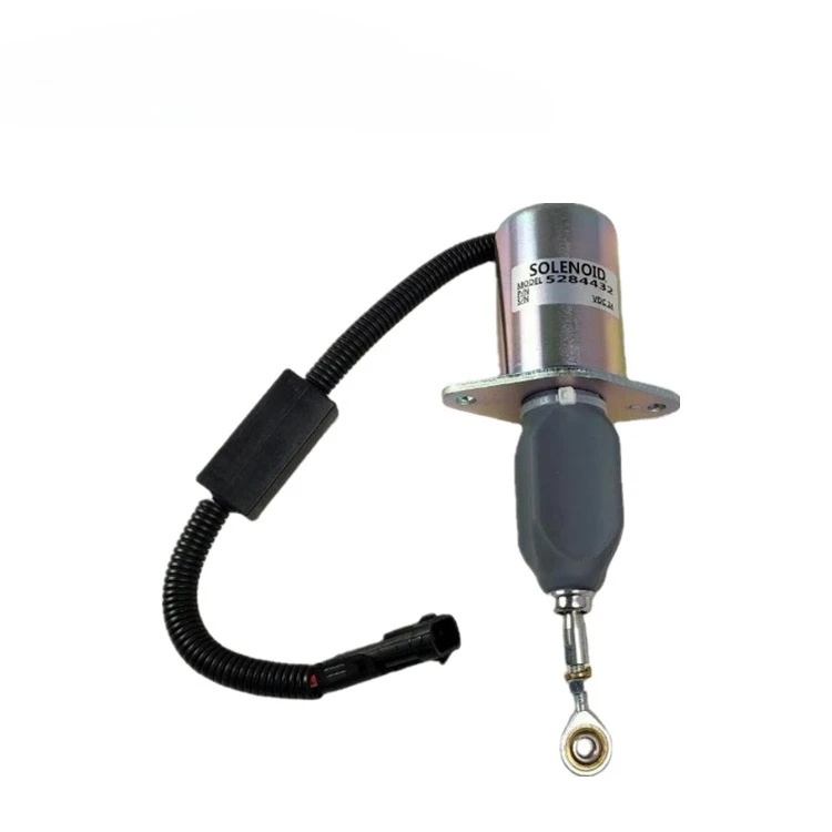Diesels generator set solenoid valve stretch type metal, oil cut off flameout, electromagnet 5284432 
Diesels generator set solenoid valve stretch type metal, oil cut off flameout, electromagnet 5284432
