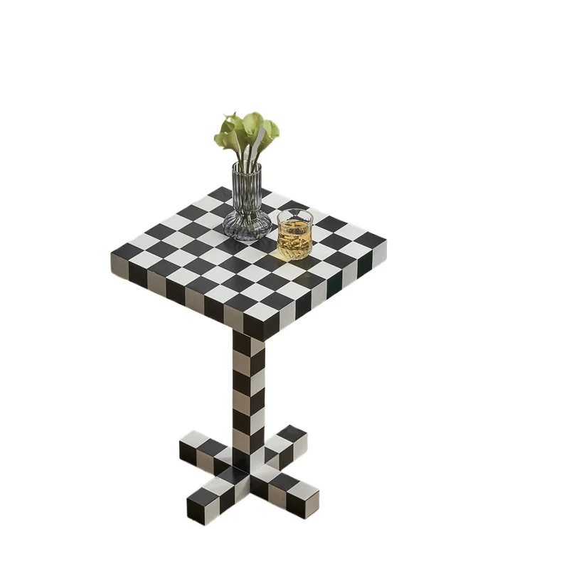 Nordic designer checkerboard modern small square table light luxury household sofa side table living room chess coffee table
Nordic designer checkerboard modern small square table light luxury household sofa side table living room chess coffee table