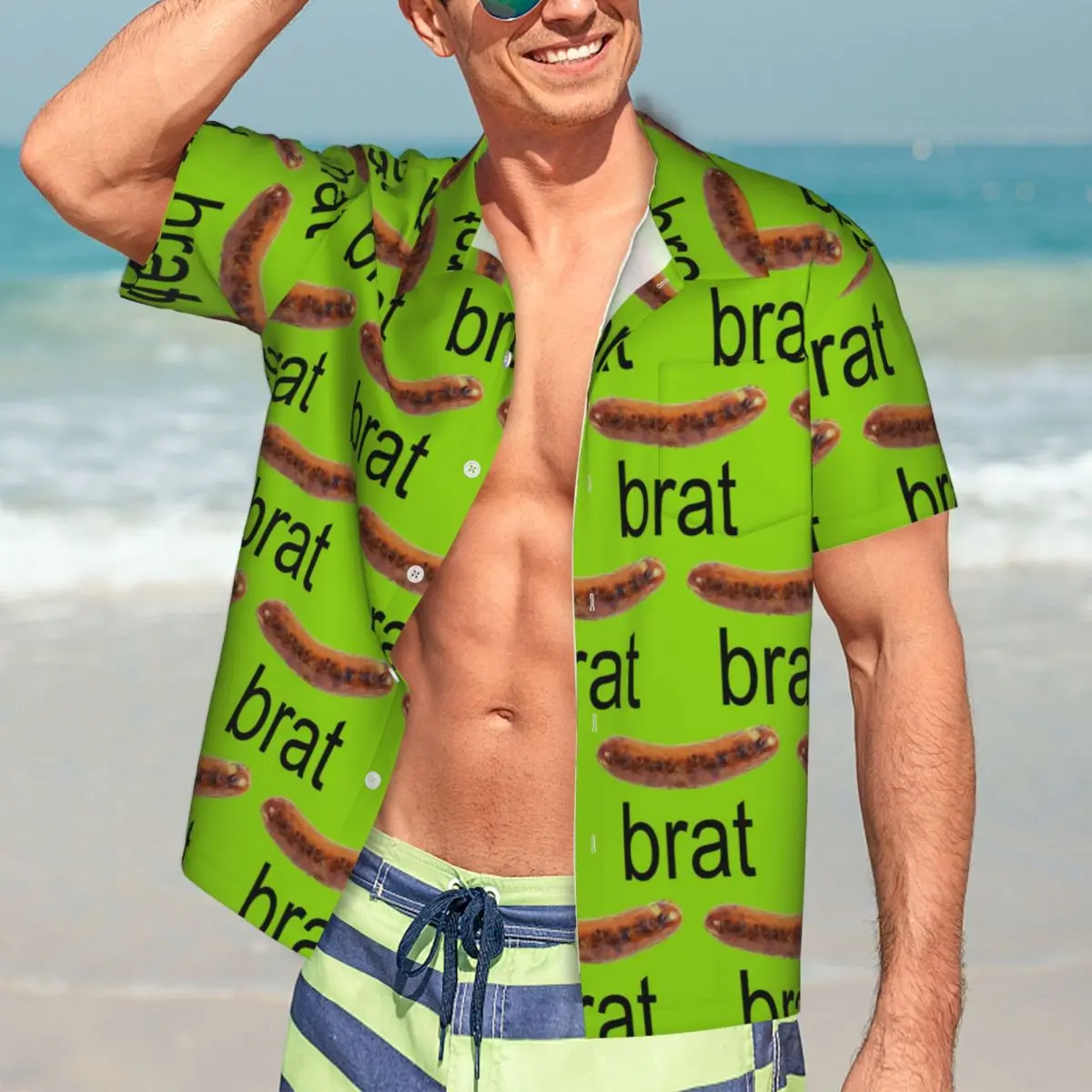 Brat Charli Xcx Hawaiian Shirts Casual Men Short Sleeve Shirt for Summer Beach Men's Button Tops
Brat Charli Xcx Hawaiian Shirts Casual Men Short Sleeve Shirt for Summer Beach Men's Button Tops