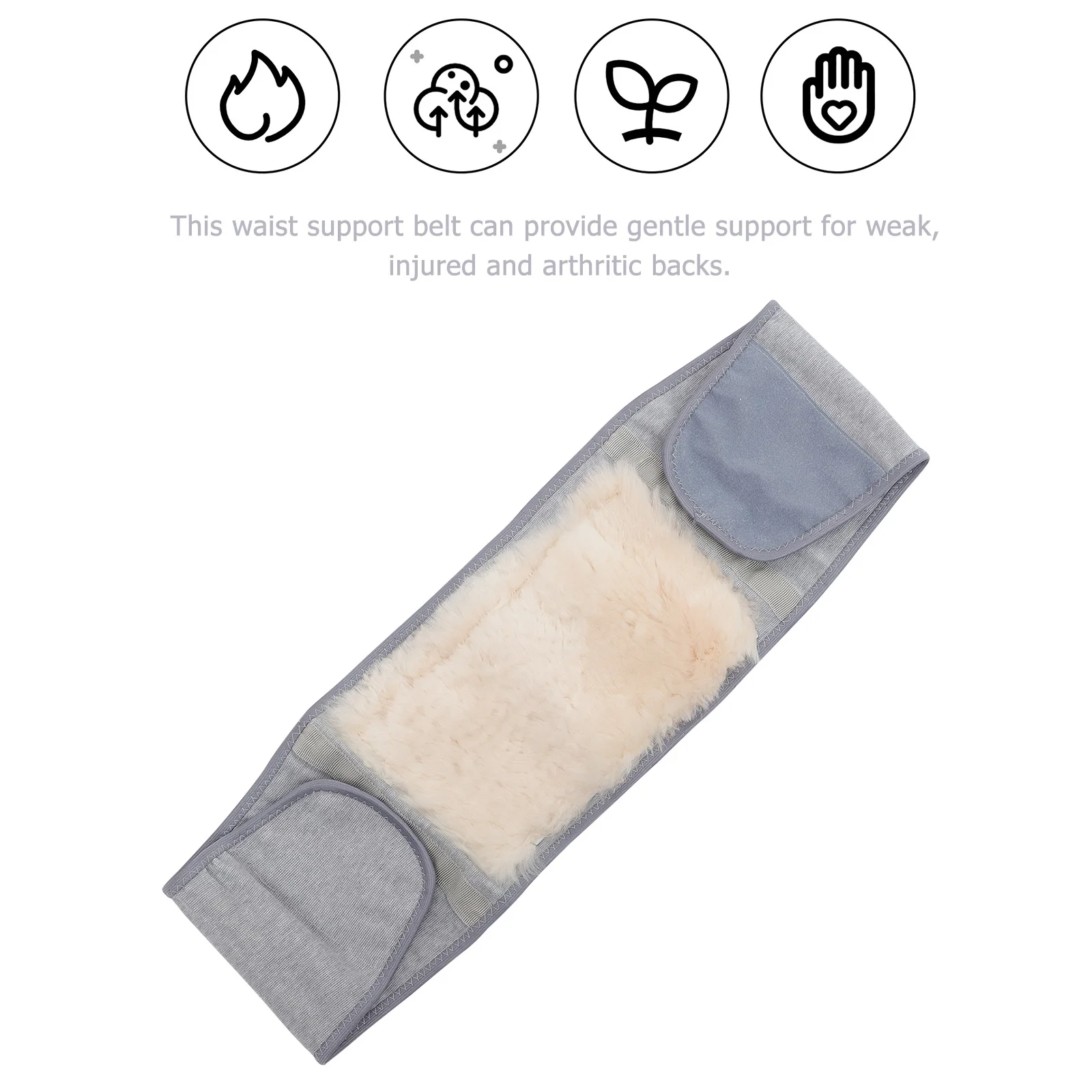 Warm Protective Belt Unisex Waist Support Lumbar Brace Corset Polyester Cotton Artificial Cashmere Thick Comfort Practical Pad
Warm Protective Belt Unisex Waist Support Lumbar Brace Corset Polyester Cotton Artificial Cashmere Thick Comfort Practical Pad