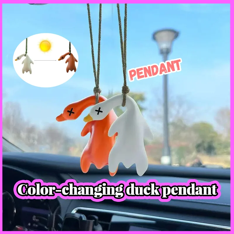 Beijing Roast Duck Pendant Photochromic Funny Color Changing Roasted Duck Car Hanging Keychain Accessories Sun Activated Gifts
Beijing Roast Duck Pendant Photochromic Funny Color Changing Roasted Duck Car Hanging Keychain Accessories Sun Activated Gifts