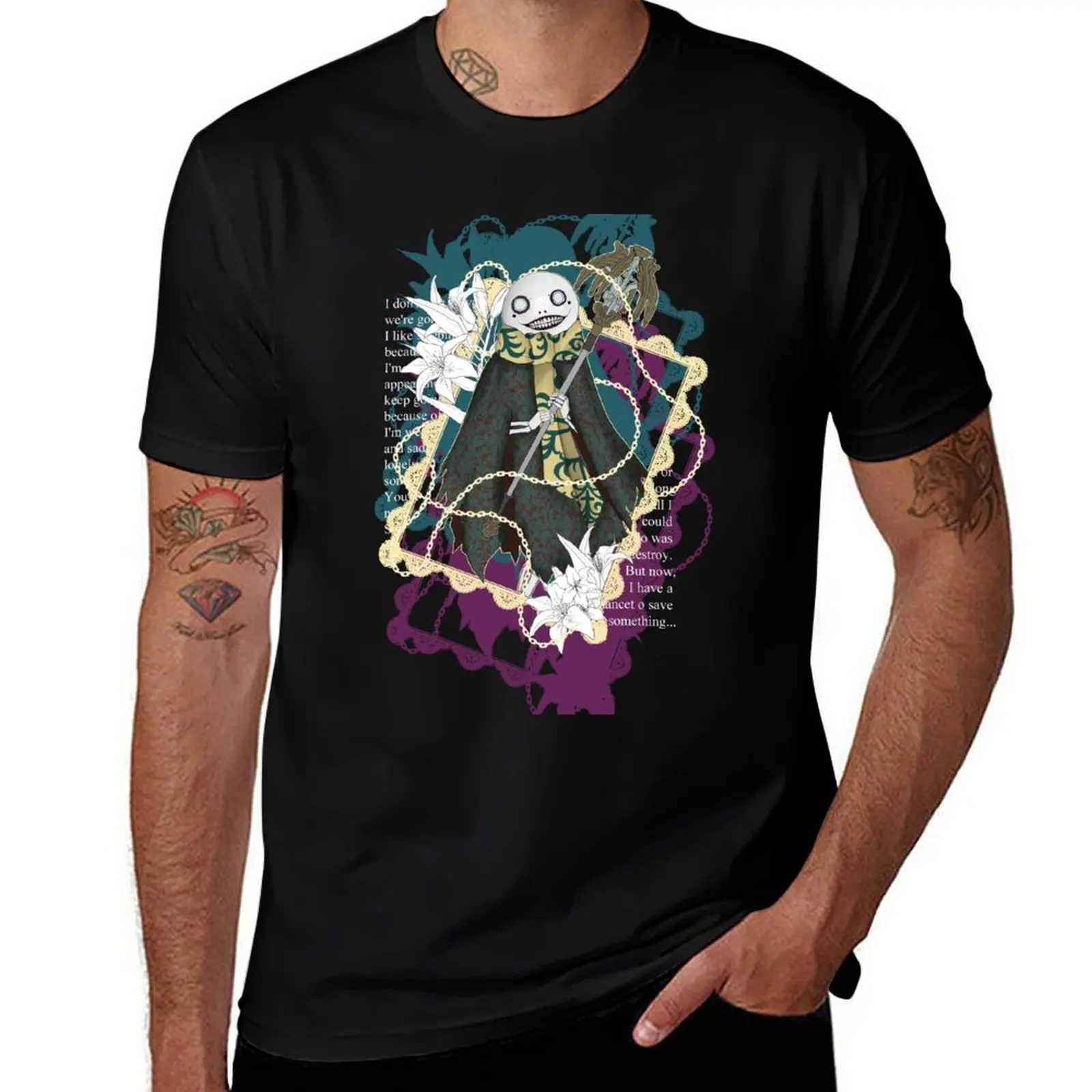 Nier Replicant: Emil Quotes (dark ver.) T-Shirt tops basketball graphic tees luxury clothing labubu men t shirts
Nier Replicant: Emil Quotes (dark ver.) T-Shirt tops basketball graphic tees luxury clothing labubu men t shirts
