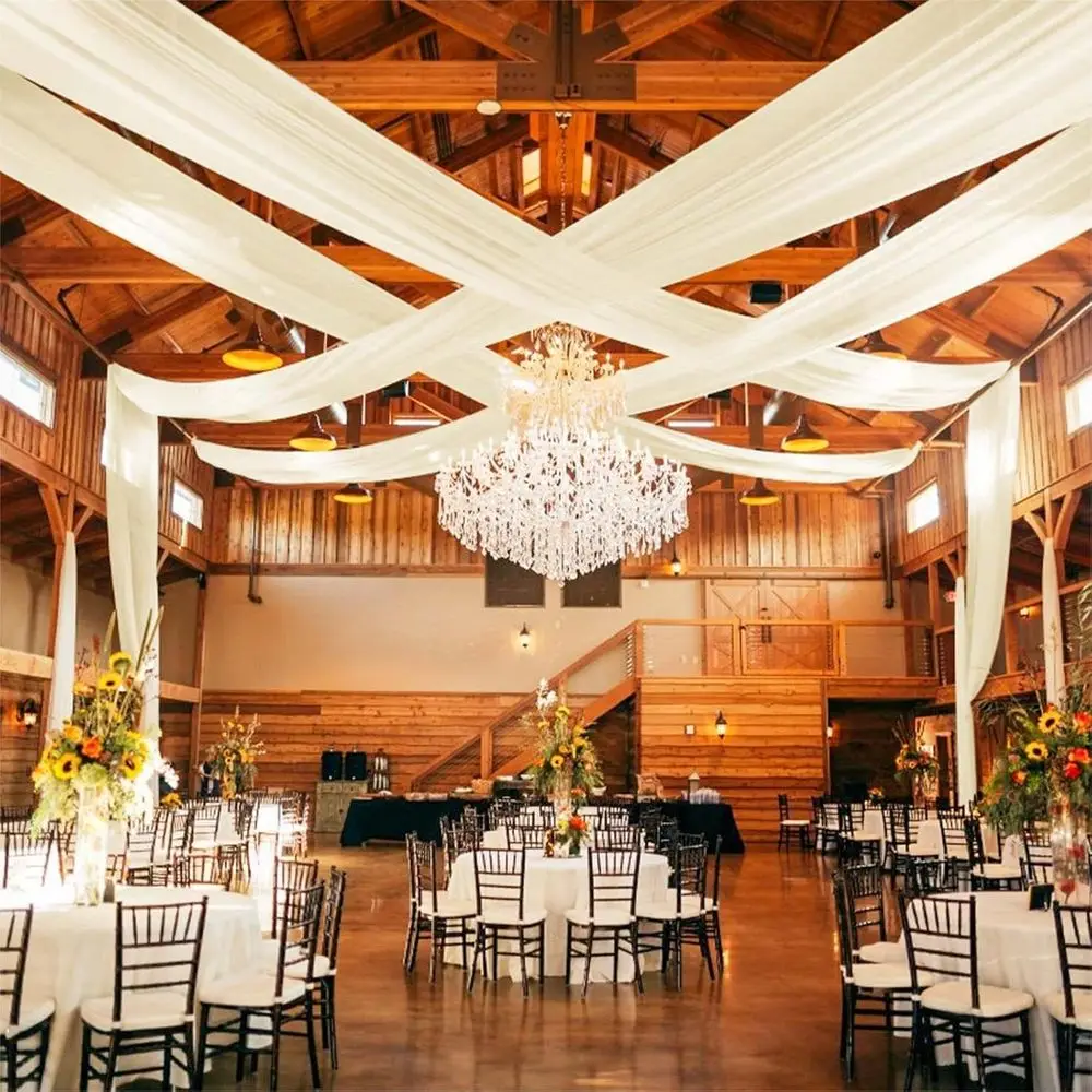 6 Panels Ivory Ceiling Drapes or Wedding 5tx40t Ceiling-Drapes Wedding Arch Draping abric Cheesecloth Sheer Curtain tic Decorati
6 Panels Ivory Ceiling Drapes or Wedding 5tx40t Ceiling-Drapes Wedding Arch Draping abric Cheesecloth Sheer Curtain tic Decorati