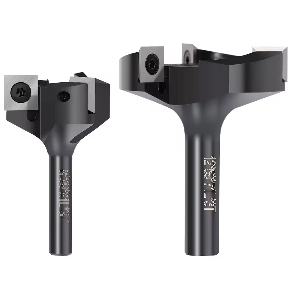 Milling Cutter for Wood 8/12mm 3 Flute Wood Planer Bit Face Mill Insert Carbide Slab Spoilboard CNC Surfacing Router Bit
Milling Cutter for Wood 8/12mm 3 Flute Wood Planer Bit Face Mill Insert Carbide Slab Spoilboard CNC Surfacing Router Bit