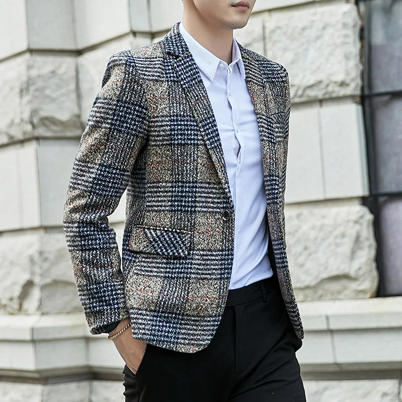 S-5XL Fertilizer Plus Size Comfortable Men's Casual Plaid Print Fashion Business Gentlemen Slim Fit Top Jacket Trend Single West
S-5XL Fertilizer Plus Size Comfortable Men's Casual Plaid Print Fashion Business Gentlemen Slim Fit Top Jacket Trend Single West