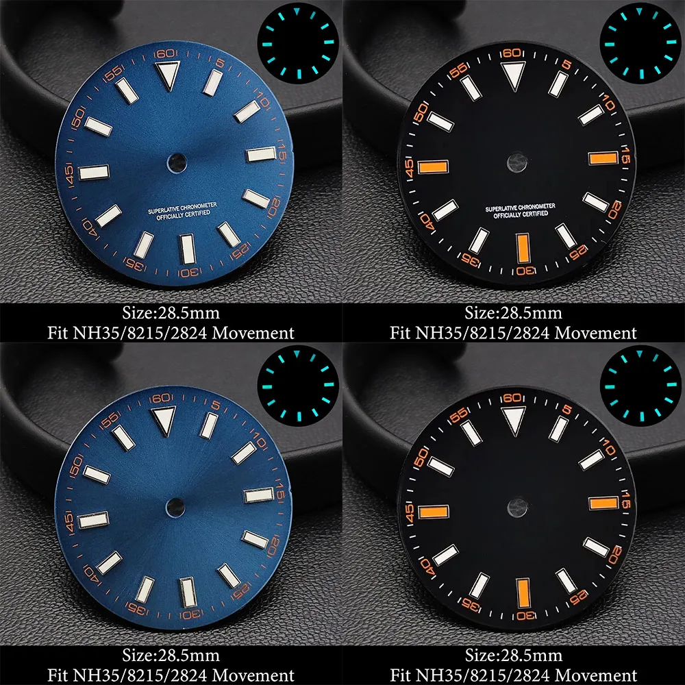 Watch Accessories NH35 Hands/28.5mm NH35 8215 2824 Dial Fits NH35/M8215/E2824 Movement Watch Parts For Mechanical Watches
Watch Accessories NH35 Hands/28.5mm NH35 8215 2824 Dial Fits NH35/M8215/E2824 Movement Watch Parts For Mechanical Watches
