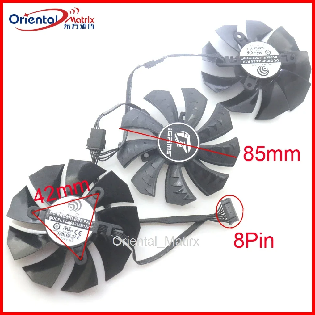 3 шт./лот PLA09215B12H 12 В 0,55 А вентилятор VGA для iGame GTX1070 1080 RTX 2060 2070 2080 X охлаждающий вентилятор видеокарты 4-проводной 4-контактный
3 шт./лот PLA09215B12H 12 В 0,55 А вентилятор VGA для iGame GTX1070 1080 RTX 2060 2070 2080 X охлаждающий вентилятор видеокарты 4-проводной 4-контактный